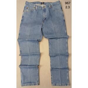 Wrangler (36x38) Regular Straight Fit 47MWZ Blue Denim Jeans